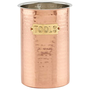 Porta Cubiertos de Metal Color Plata al Precio Más Bajo, Organizador de Cubiertos Redondo, Decorativo para Mesa de Cocina - Product Image 2