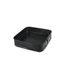 Ensemble de moules à gâteau en acier au carbone avec fond amovible, revêtement antiadhésif en granit, forme cœur, ronde et carrée, pour une cuisson uniforme - Product Image 3
