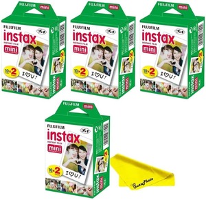 Cualquier tipo de película instantánea Instax Mini, 10 hojas x 5 paquetes (total 50 tomas) - Product Image 3
