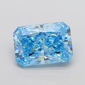 Diamante Suelto de 3 Quilates, Corte Radiante, Cultivado en Laboratorio, Certificado por IGI, Color Azul Fantasía, Claridad VVS2-VS1, Gema Premium Unisex para Joyería - Product Image 5