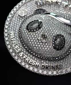 Colgante de Plata 925 Estilo Hip-Hop Personalizado con Moissanita VVS, Plata S925, Pasa Prueba de Diamante, Amuleto Único de Panda - Product Image 2