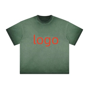 Camiseta Larga de Hombre con Lavado Ácido, Manga Corta, 100% Algodón, Ajuste Oversize, Hombro Caído, Estilo Urbano, Moda Streetwear, Corte Boxy, Lavado Mineral - Product Image 3