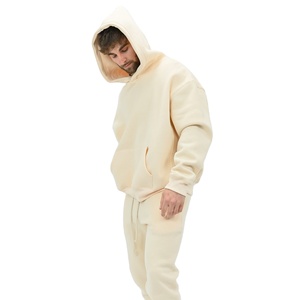 Sweat à capuche imprimé personnalisé de haute qualité logo personnalisé thermique 100% coton polaire lourde vierge surdimensionné grande taille sweats à capuche pour hommes - Product Image 5