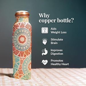 Bohemian Pattern Portable Water Bottle <b>Plastic</b> Outdoor Travel <b>Cup</b> Straight Design Transparent Direct <b>Drinking</b> Hiking Use - Product Image 6