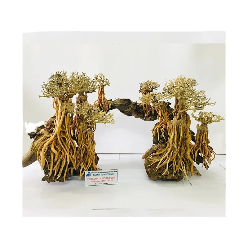 High ranking Bonsai driftwood for aquarium accessories filter fish tank Whatsapp +84 963949178