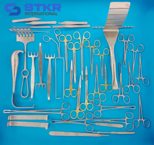 ชุดเครื่องมือผ่าตัดทั่วไปสแตนเลสสตีล 36 ชิ้น ยี่ห้อ STKR INTERNATIONAL รุ่น SI-STH-MS-03 ได้รับการรับรองมาตรฐาน CE ISO13485 - Product Image 1
