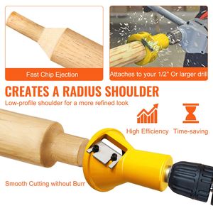 Kit Fresa per Tenoni in Legno con Lame Diritte Doppie da 1 pollice/25,4 mm e 2 pollici/50,8 mm di Diametro, in Alluminio Premium, Home Master - Product Image 6