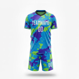 Soccer Jersey Set Custom Team Uniform Breathable Quick Dry Fabric Professional Match Training Sportswear Kit - Product Image 1