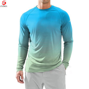 Haut de compression à manches longues pour homme avec logo personnalisé, écologique, respirant, séchage rapide, pour la natation, le surf, la plongée et le snorkeling - Product Image 1