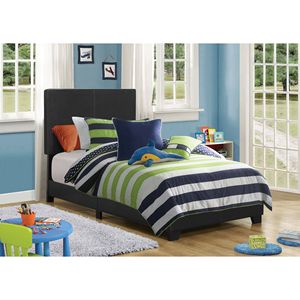 Letto per Bambini a Due Pannelli Nero - Product Image 1