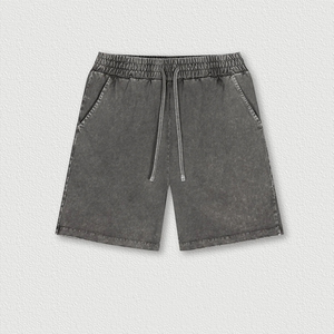 Shorts délavés à l'acide en gros, délavés aux enzymes, toucher extra doux, personnalisation de la marque, qualité industrielle, prix compétitif - Product Image 6