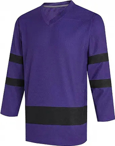 <b>Top</b> Quality Polyester Cotton Ice Hockey Jersey Soft & Comfortable Outdoor Sports Wear Customized Logo - Product Image 1