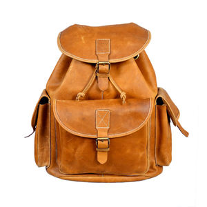 Nueva Mochila de Negocios de Cuero Genuino, Marca de Moda, Gran Capacidad, a Precio Accesible - Product Image 1