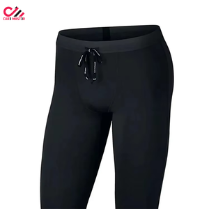 Pantalones de compresión para grappling MMA con sublimación personalizada, cintura elástica, para correr, entrenar y practicar deportes. - Product Image 3