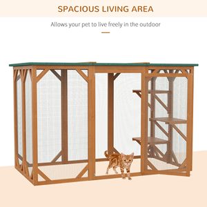 Torre per Gatti e Scale per Animali Domestici, Comoda Cuccia per Esigenze di Arredamento Felino - Product Image 5