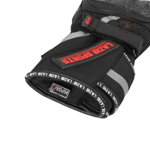 Guantes de Motociclismo Profesionales para Motociclistas de Calle, Impermeables, con Puño Largo, Palma de Cuero Textil, Nudillos Duros, para Carreras y Conducción - Product Image 4