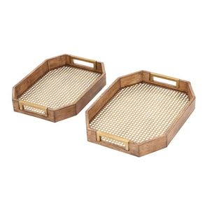 Bandeja de Servir de Madera Resistente y Duradera, de Diseño Moderno y Personalizable, Adecuada para el Uso Diario Familiar y para Servicios de Catering para Eventos - Product Image 4