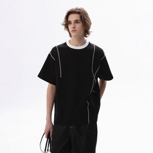 เสื้อยืดโอเวอร์ไซส์ผู้ชาย OEM 2026 รุ่นใหม่ล่าสุด ผ้าฝ้าย 100% พิมพ์ลาย DTG หนานุ่ม ซักย้อมสีแบบ Stone Acid Wash สไตล์วินเทจ พร้อมสกรีนโลโก้ตามสั่ง - Product Image 4