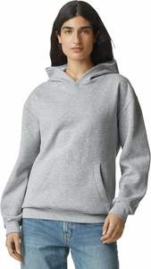 Sudadera con capucha de lana para adultos personalizada, ropa de calle, cuello con capucha y logotipo impreso en la parte delantera para las estaciones de invierno y otoño - Product Image 6