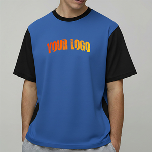 Nueva Llegada 2026, Camiseta de Hombre Estilo Urbano, Corte Holgado, Hombros Caídos, Dos Tonos, 100% Algodón, 270 GSM, Prenda Informal de Verano - Product Image 1