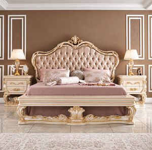 Juego de Dormitorio Europeo de Madera de Teca Sólida Selzavina, Colección de Muebles de Lujo Hechos a Mano de Primera Calidad - Product Image 1