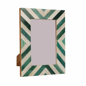 Handmade Bone Inlay Resin Photo Frame Tabletop Vertical 6-Color Printed Polished - Product Image 5