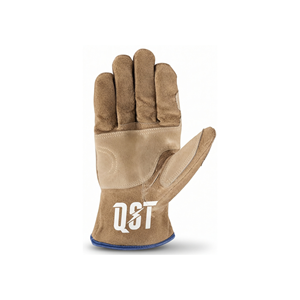 Guantes de Jardinería de Piel Serraje con Palma Reforzada, Guantes de Trabajo Suaves y Flexibles con Muñequera Elástica, Guantes para Trabajos en el Jardín, Proveedor Directo de Fábrica OEM - Product Image 2