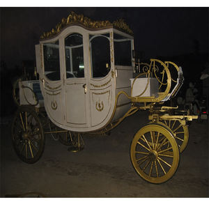 Carruaje Tipo CA para Bodas, Nuevo Diseño de Carruajes de Caballos para Viajes, Carruaje Real para Bodas en California, EE. UU. - Product Image 1