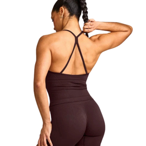 Camiseta Deportiva de Tirantes para Mujer, Ajustada, sin Mangas, para Atletismo, Gimnasio, Running, Yoga, Entrenamiento - Product Image 2