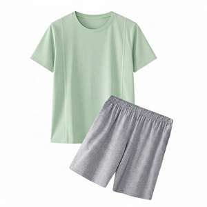 Conjunto Deportivo para Hombre, Corte Ajustado, Ropa Deportiva, Secado Rápido, Cintura Elástica, para Gimnasio, Entrenamiento, Verano, 100% Algodón, Venta al Por Mayor - Product Image 5