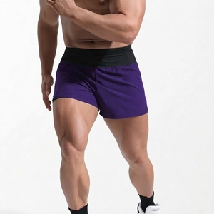Pantalones Cortos de Compresión Elásticos en Cuatro Direcciones para Hombre, de Secado Rápido, Ajustados, para Correr, Gimnasio y Deportes, al por Mayor y Personalizados - Product Image 3