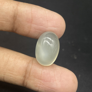 Pierre de lune blanche authentique ovale de 17,2x11,7 mm, 13,70 carats, pour bijoux faits à la main - Product Image 5