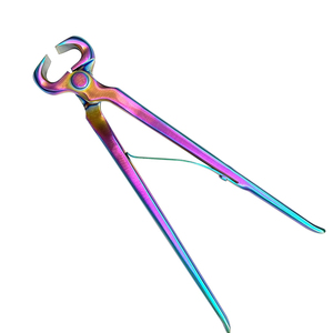 Pince à sabots en acier inoxydable de qualité chirurgicale couleur titane, outils de coupe de sabots à ressort unique, pince de fermeur 14 pouces - Product Image 6