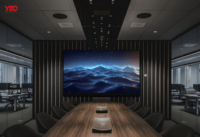 Solution complète de système audio et d'amplification sonore pour salle de conférence multifonctionnelle avec affichage LED tout-en-un