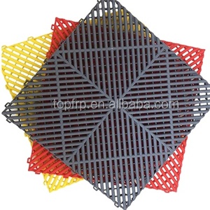 Dalles de sol en plastique emboîtables à prix raisonnable pour garage - Product Image 1