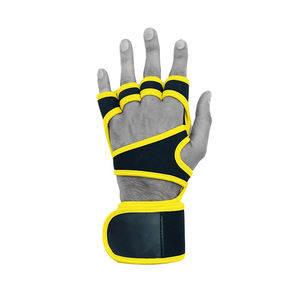 Gants de sport en polyester imperméables à demi-doigts antidérapants avec excellente adhérence pour la musculation et le CrossFit - Couleur et logo personnalisés - Product Image 5