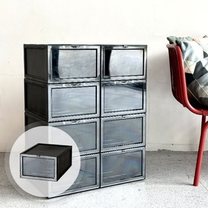 Calzado Boutique Almacenamiento Apilable Organizador Caja de zapatos - Product Image 1