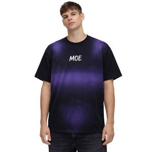 Camisetas de algodón 100% para hombre, estilo oversize, con lavado degradado personalizado, a la moda, estilo urbano, corte holgado, tela premium, MOQ bajo, OEM - Product Image 2