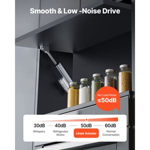 Attuatore Lineare ad Alta Velocità 12V, 4 Pollici, 0.6"/s, Protezione IP54, Staffa di Montaggio per Motori di Tende Intelligenti - Product Image 4