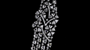 Collar de Diamantes Cultivados en Laboratorio con Corte Rosa, Certificado por IGI, Plateado en Rodio, para Mujer, de Lujo, para Compromiso o Fiesta - Product Image 5