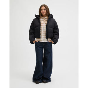 Doudoune matelassée personnalisée 2026 pour femme, à capuche, en toile, coupe-vent, respirante, élégante, ultra chaude, grande taille - Product Image 3