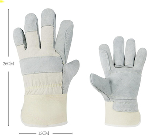 Wholesale Leather Heavy Duty Impact Resistant Eco-Friendly Safety <b>Gloves</b> with Needle Detection for Four Seasons Use <b>Men</b> Women - Product Image 5