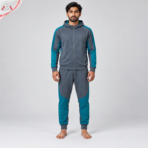 Chándal para Hombre al por Mayor, Confeccionado con Tela Resistente, Ofrece un Ajuste Cómodo, Diseño con Capucha y Cremallera, Chándal para Hombre para Pedidos al por Mayor - Product Image 1