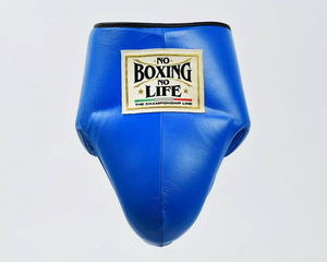 อุปกรณ์ป้องกันอวัยวะเพศชายสำหรับชกมวย PU Boxing Groin Guard อุปกรณ์ป้องกัน PU สำหรับการฝึกซ้อมและการแข่งขัน "No Boxing No Life" - Product Image 4