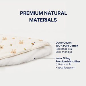 VINABEDDING Wholesale OEM OEKO-TEX Baby Crib Mattress 100% Cotton Microfiber Playmat VinaCubs Cotton Mat - Product Image 2