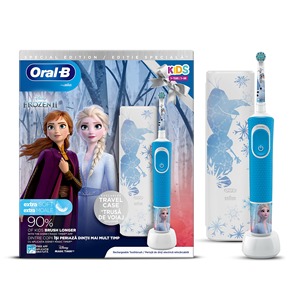 Oferta Exclusiva: <span class=keywords><strong>Cepillo</strong></span> de <span class=keywords><strong>Dientes</strong></span> Eléctrico Recargable Oral B D100 <span class=keywords><strong>Frozen</strong></span> para Niños con Divertido Tema de <span class=keywords><strong>Frozen</strong></span> y Cerdas Suaves - Product Image 6