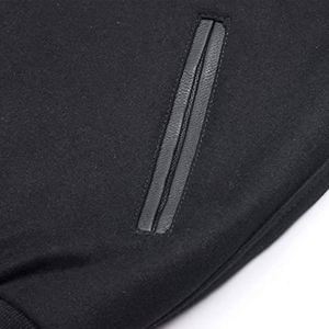 Best Selling Embroidered Woolen High Street <b>Men</b> College Letterman Varsity Jacket Leather Sleeves Custom OEM Bulk Sale - Product Image 3