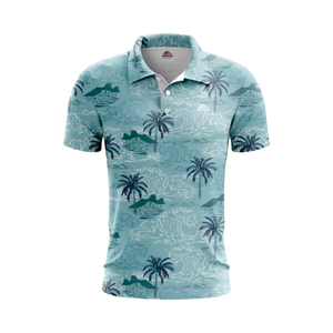 100% Polos de poliéster Transferencia de calor DTF Pantalla de logotipo bordado Camisetas de polo hechas a medida Polo personalizado - Product Image 1