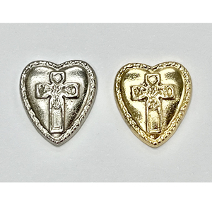 Broche cœur en croix P2412 - Product Image 1