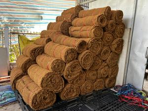 ROLLO DE MANTA DE FIBRA DE COCO DE ALTA DENSIDAD, CUBIERTA DE PISO DE FIBRA NATURAL PARA USO EN EXTERIORES Y JARDINES - Product Image 6